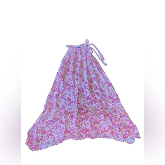 MAGGIE GIRLS DRESS Pink shell pattern | size 12 - Picture 3 of 4